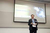 Prof. Benjamin Wah gives a welcome speech